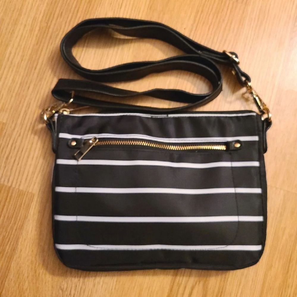 a new day striped crossbody